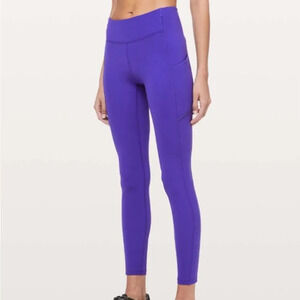 Lululemon sz 4 Speed Up Tight *28" Lazurite great pre owned condition pockets